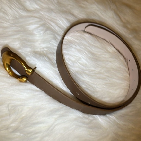 Brown Belt with Gold Buckle - Picture 4 of 6